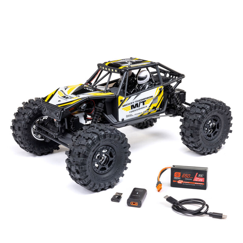 Axial 1/18 UTB18 Capra 4WS 4WD Trail Buggy RTR w Batt&Charg Yell